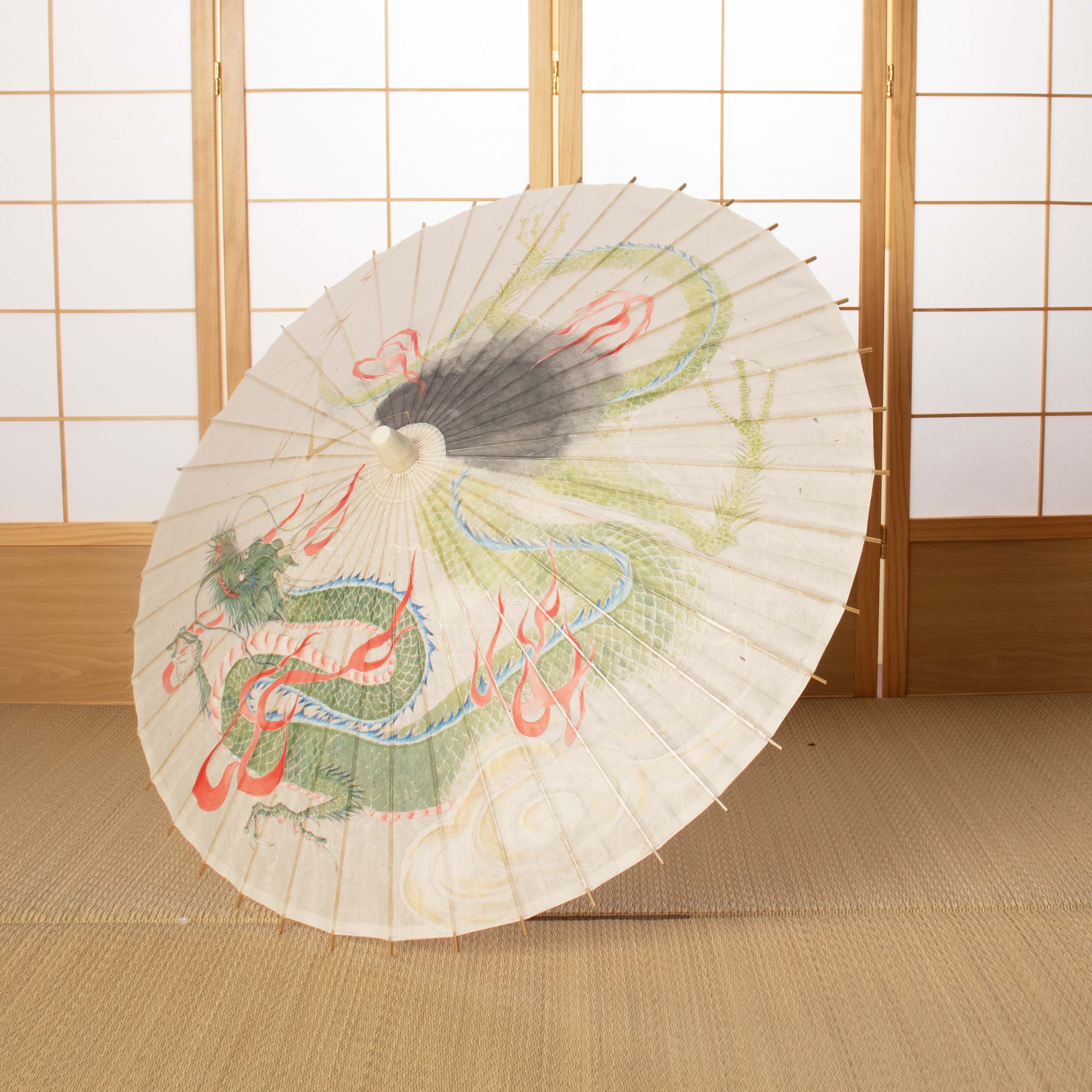 Hand-painted Japanese parasol “Tensho-Ryu"