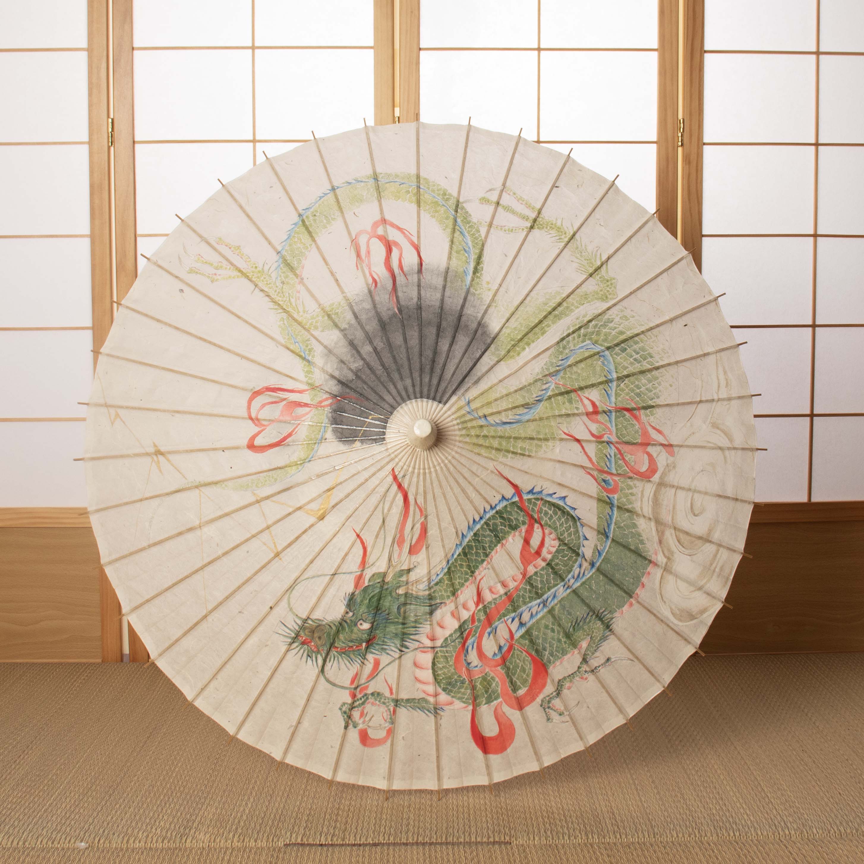 Hand-painted Japanese parasol “Tensho-Ryu"